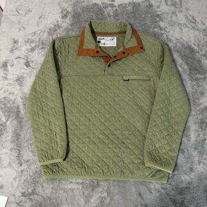 ROCK MONKEY QUILTED PULLOVER GRASS GREEN SHIRT TOP JACKET MEN'S SIZE XS $98 msrp